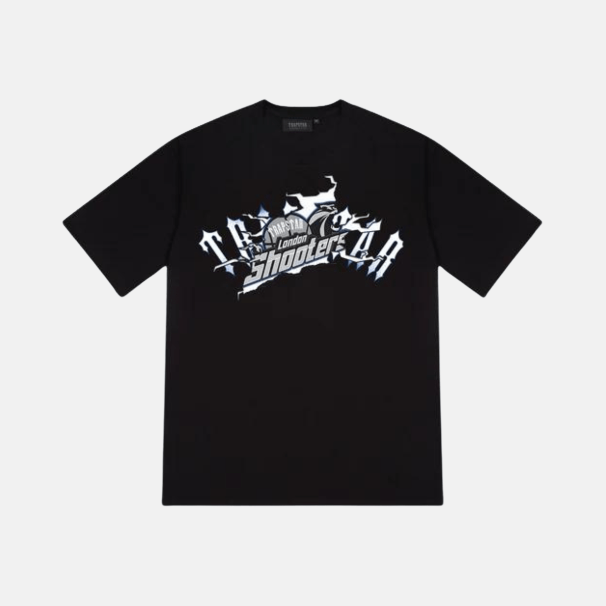 Trapstar Breakthrough Shooters T-Shirt - Black - No Sauce The Plug