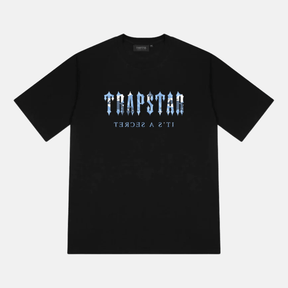 Trapstar Decoded T-Shirt - Black/Blue Camo - No Sauce The Plug