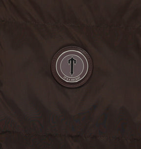 Trapstar brown Irongate coat with detachable hood