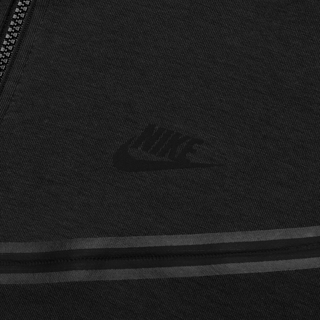 Nike Tech Fleece Hoodie - Black (New Season) - No Sauce The Plug